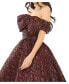 ფოტო #3 პროდუქტის Women's Brocade Off The Shoulder Mini Dress