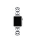 ფოტო #3 პროდუქტის Women's Aphrodite Heart Silver Stainless Steel Band for Apple Watch 38mm, 40mm, 41mm, 42mm, 44mm, 45mm, 49mm