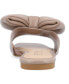 ფოტო #3 პროდუქტის Women's Fayre Oversized Bow Slip On Flat Sandals