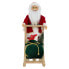 Фото #2 товара Weihnachtsmann Figur mit Holzschlitten