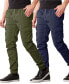ფოტო #3 პროდუქტის Men's Slim Fit Stretch Cargo Jogger Pants, Pack of 2