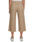 Фото #2 товара Брюки женские Calvin Klein Jeans укороченные из твила - Petite Cropped Twill Pull-On Pants
