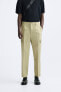 Pleated cargo trousers