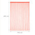 Красные портьеры из нитей Relaxdays 145 x 245 см (5 шт) 145 cm - фото #18