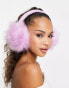 Фото #2 товара Daisy Street ear muffs in pink faux fur