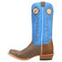 Фото #3 товара Justin Boots Ranker 13" Wide Square Toe Cowboy Mens Blue, Brown Casual Boots JP