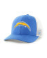 Фото #1 товара Men's Powder Blue and White Los Angeles Chargers Trophy Trucker Flex Hat