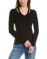 Forte Cashmere Cutout V-Neck Silk & Cashmere-Blend Sweater Women's