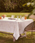 Фото #1 товара Embroidered linen blend tablecloth