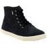 Фото #2 товара TOMS Camarillo High Top Womens Black Sneakers Casual Shoes 10012417