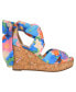 Фото #2 товара Women's Orabelle Ankle Wrap Platform Wedge Sandals