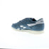 Reebok Classic Nylon Mens Blue Suede Lace Up Lifestyle Sneakers Shoes