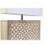Desk lamp DKD Home Decor Brown Polyester White Mango wood 50 W (33 x 12 x 41 cm)