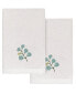 Фото #1 товара Textiles Turkish Cotton Botanica Embellished Fingertip Towel Set, 2 Piece