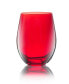 Фото #2 товара Carnival Stemless 19 oz Wine Glasses, Set of 4