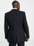 Noak premium wool-rich skinny suit jacket in black