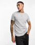 Фото #1 товара French Connection ottoman pocket t-shirt in light grey mel