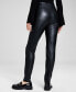 ფოტო #2 პროდუქტის Women's Seamfront Faux-Leather Leggings