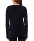 Women's Long-Sleeve Snap-Front Maternity Top