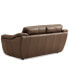 Фото #11 товара CLOSEOUT! Jennard 71" Leather Loveseat, Created for Macy's