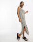 Фото #4 товара Vero Moda Aware Petite sleeveless maxi dress in mono stripe