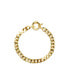 ფოტო #1 პროდუქტის 18K Gold Plated Chunky Cuban Chain - Lisa Bracelet 7" For Women