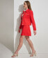 ფოტო #3 პროდუქტის Women's Cropped Long-Sleeve Tweed Blazer