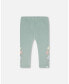 ფოტო #1 პროდუქტის Girl Organic Cotton Capri Legging Olive Green - Toddler Child