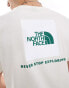 The North Face Redbox backprint t-shirt in off white Бежевый, XL - фото #3