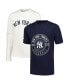 ფოტო #1 პროდუქტის Big Boys Navy, White New York Yankees T-shirt Combo Set