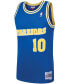 Фото #3 товара Men's Tim Hardaway Royal Golden State Warriors 1990 Hardwood Classics Swingman Player Jersey