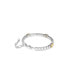 ფოტო #4 პროდუქტის Mixed Cuts, Yellow, Rhodium Plated Matrix Tennis Bracelet