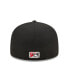 Фото #4 товара Men's Black Rochester Red Wings Marvel x Minor League 59FIFTY Fitted Hat