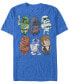 Фото #1 товара Star Wars Men's Classic Cute Cartoon Characters Short Sleeve T-Shirt