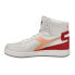 Фото #3 товара Diadora Mi Basket Used High Top Mens White Sneakers Casual Shoes 158569-C9593
