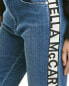 Фото #3 товара Stella Mccartney Stella Tape Mid-Rise Dark Classic Blue Boyfriend Jean Women's