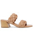 Фото #2 товара Women's Stacey Plush Braided Sandals