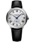 ფოტო #1 პროდუქტის Men's Swiss Automatic Maestro Black Leather Strap Watch 40mm 2238-STC-00659