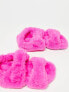 ASOS DESIGN Zactually sporty slippers in pink