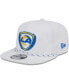 Men's White Los Angeles Rams Tee Golfer 9FIFTY Snapback Hat