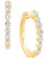 Diamond Small Hoop Earrings (1/3 ct. t.w.) in 14k Gold