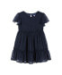 ფოტო #1 პროდუქტის Toddler Girls / Navy Holiday Dress