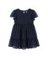 ფოტო #1 პროდუქტის Toddler Girls Toddler/Child Navy Holiday Dress