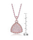 Фото #3 товара Sterling Silver Cubic Zirconia Triangle Shaped Pendant