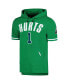 Фото #3 товара Men's Jalen Hurts Kelly Green Philadelphia Eagles Player Name and Number Hoodie T-shirt