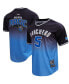 Фото #1 товара Men's Post Paolo Banchero Black, Blue Orlando Magic Ombre Name and Number T-shirt