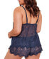 ფოტო #2 პროდუქტის Plus Size Reign Cami & Short Set Lingerie