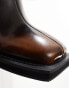 Фото #3 товара ASOS DESIGN heeled chelsea boot in brown