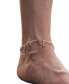 ფოტო #4 პროდუქტის Silver-Tone or Gold-Tone Pink Cubic Zirconia Butterfly Charm Caria Anklet