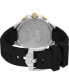 ფოტო #2 პროდუქტის UFC Men's King Analog Black Silicone Watch, 45mm